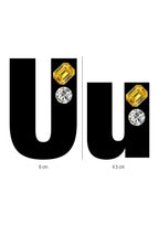 Gemstone Initial Ring