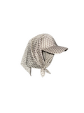 SHORT PATTERNED SATIN CAP